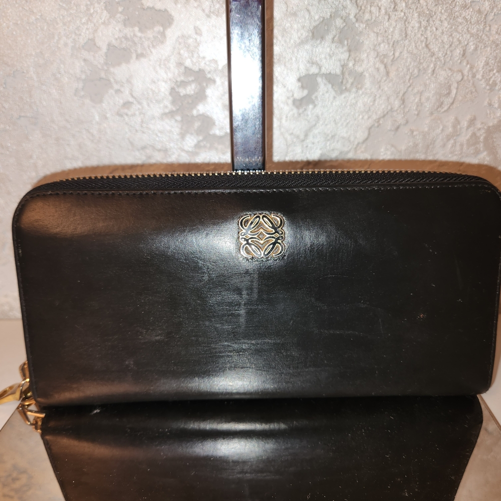 Loewe Black Leather Wallet